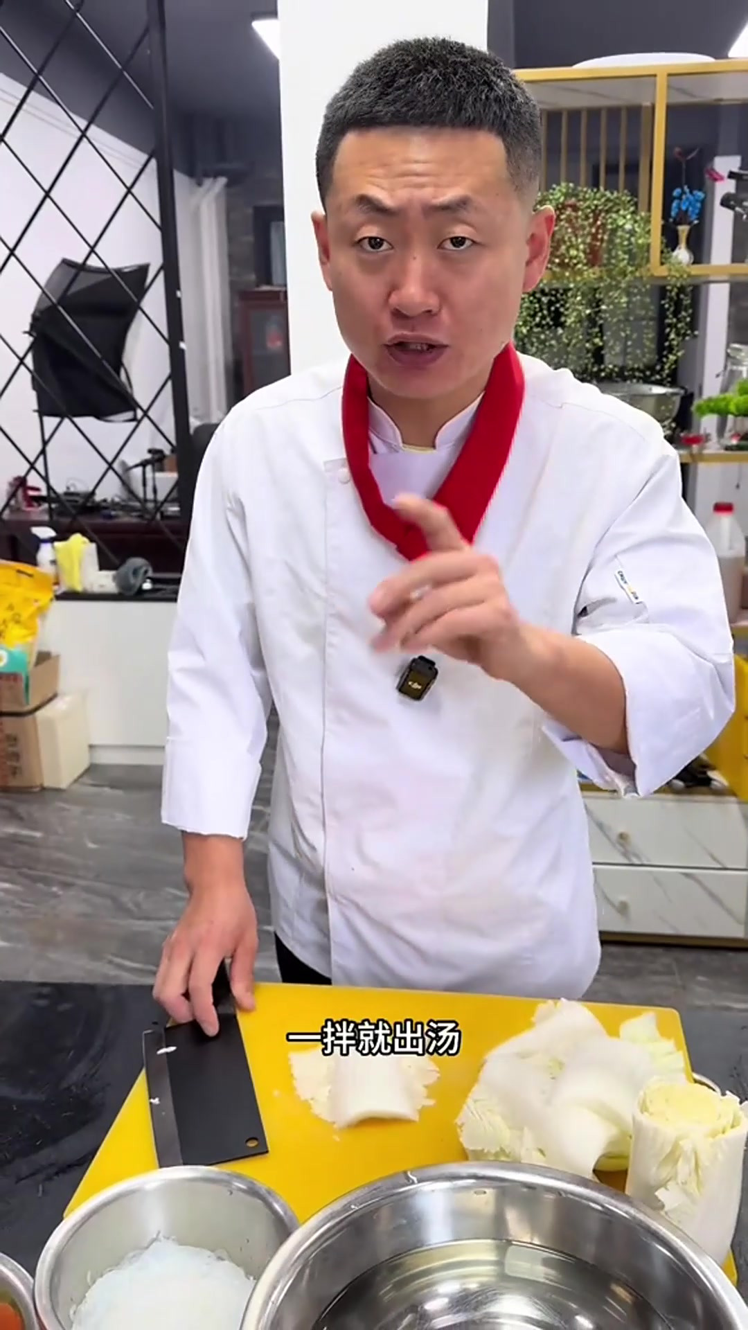 菜心粉丝,十个人九个人在家做不好!