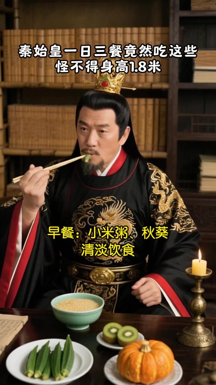 秦始皇的一日三餐,竟吃这些,身高8米的秘密