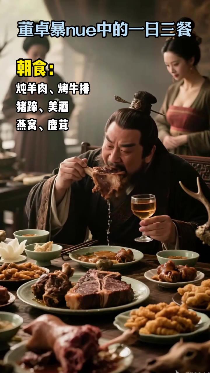 暴力董卓的一日三餐,吃些什么,令人好奇。皓皓照片让你一探究竟。京城风云中的真实味