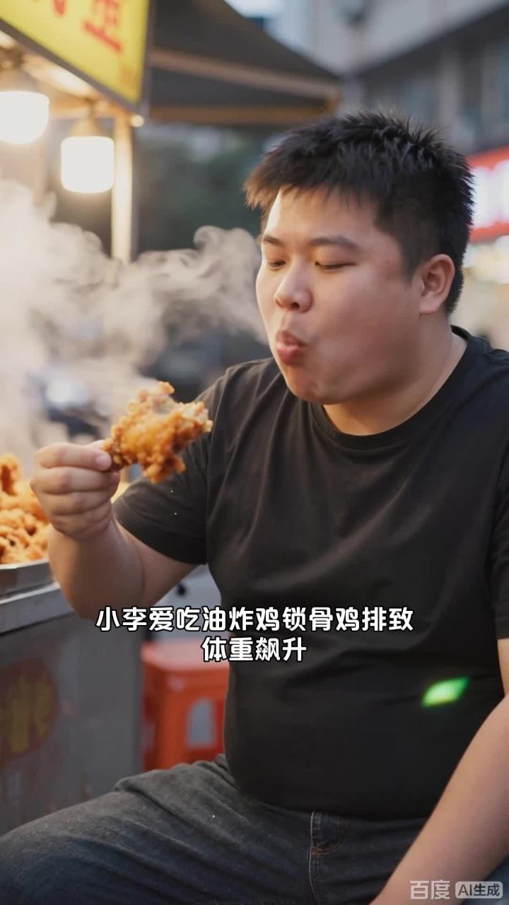 少吃油炸鸡锁骨鸡排，远离高油高热，体重稳定不超标！