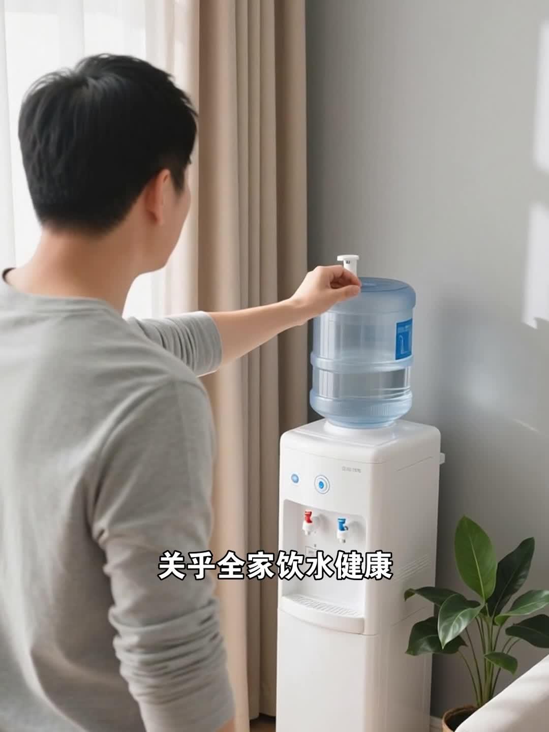 居家下午时 清洁饮水机 保证饮水健康