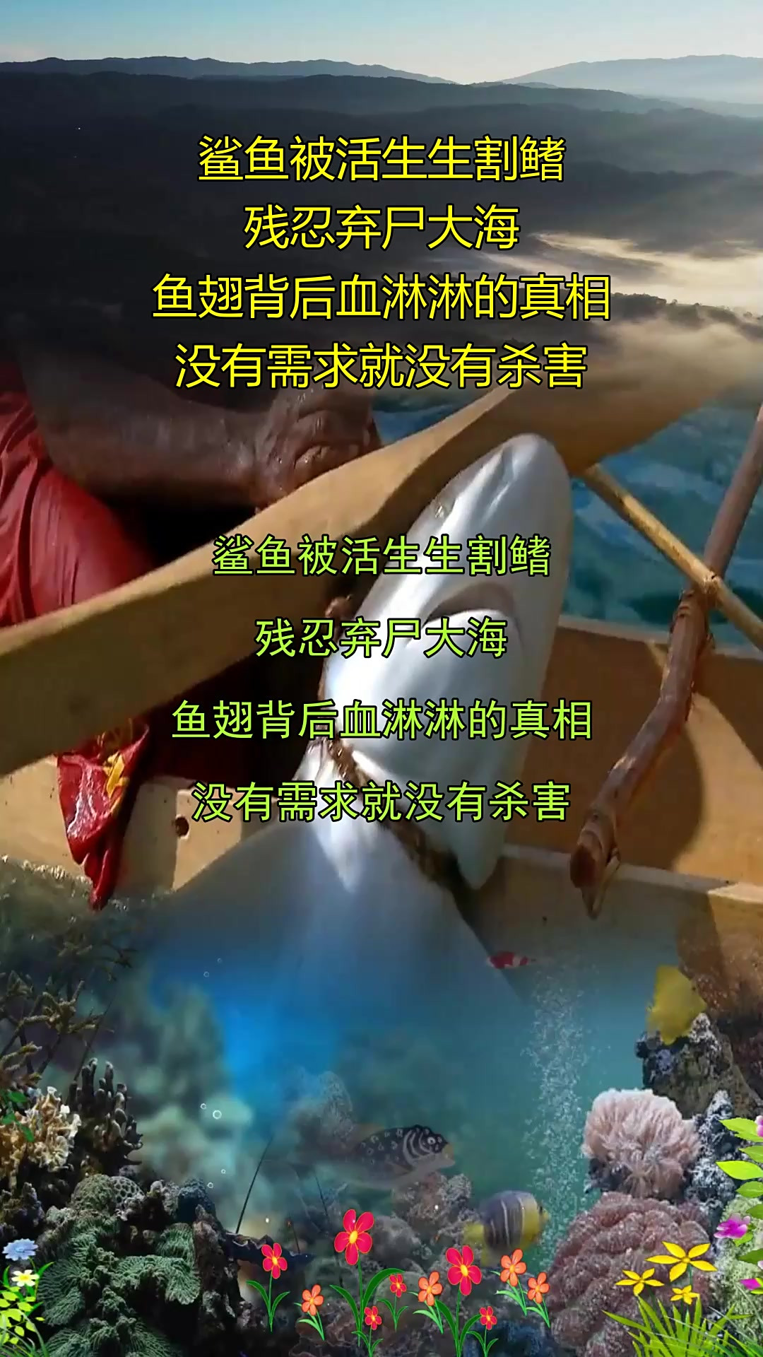 鲨鱼被活生生割鳍，残忍弃尸大海，鱼翅背后血淋淋的真相，没有需