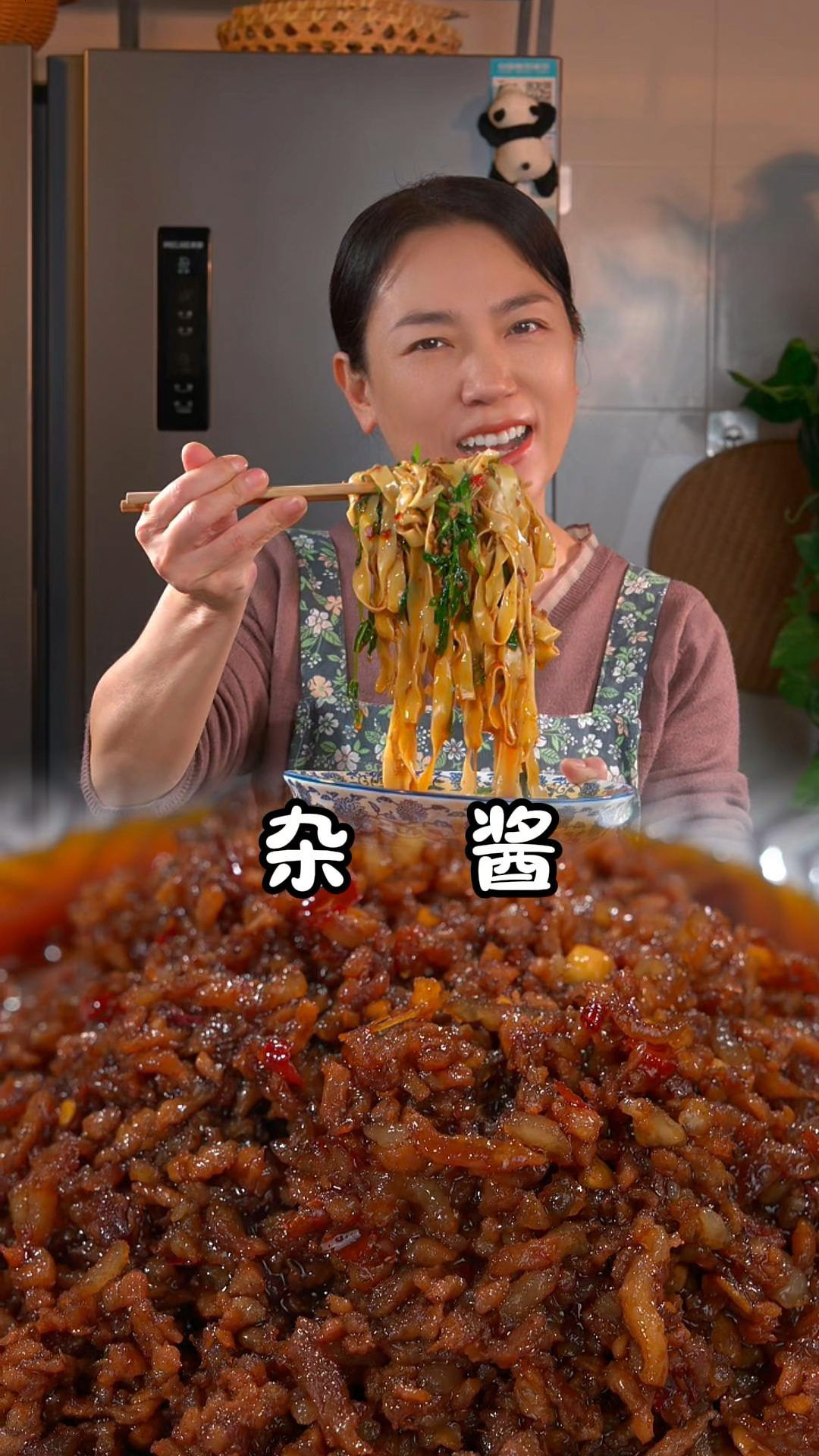 自己在家想做#杂酱面吃，就像我打点肉末随便一弄都非常好吃，简单又好做