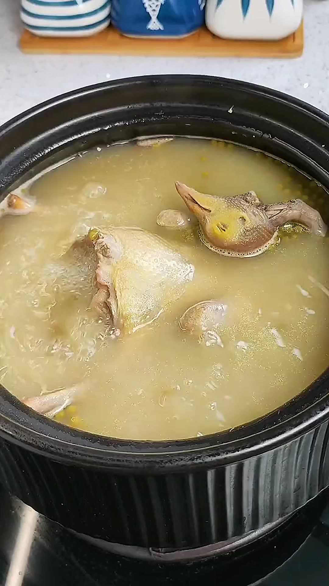 夏天孩子容易起痱子,可以试试这款老鸽绿豆汤,清热又消暑