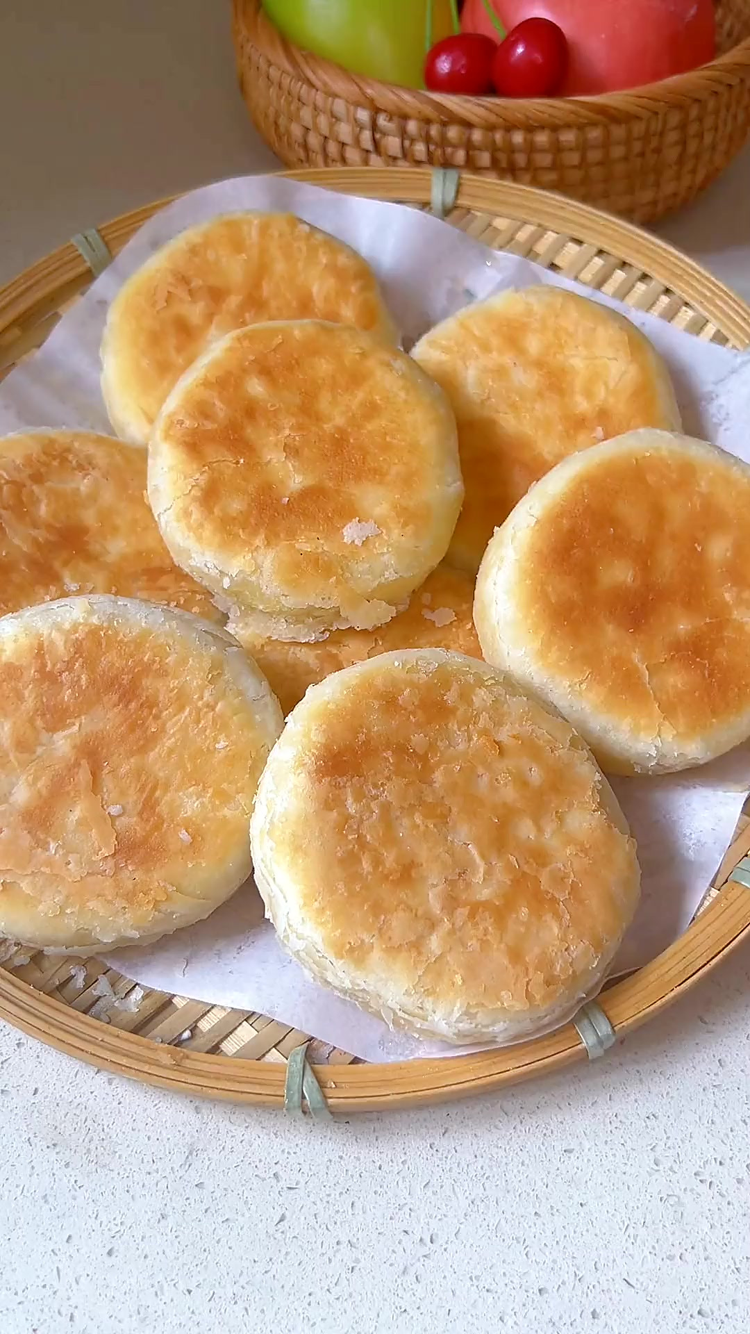 酥到掉渣的发面小酥饼，越凉越酥