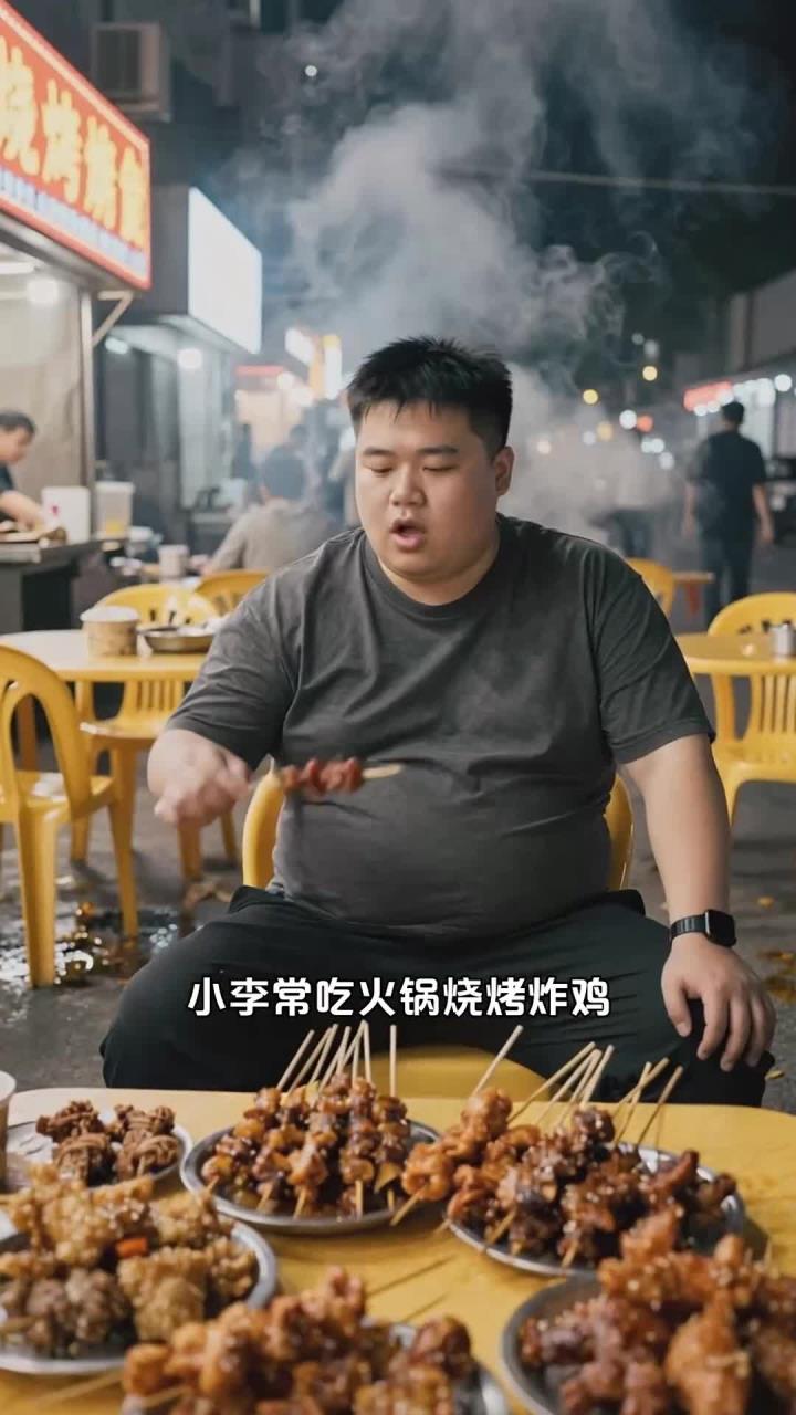 少吃油腻食物,火锅烧烤炸鸡,减少脂肪摄入