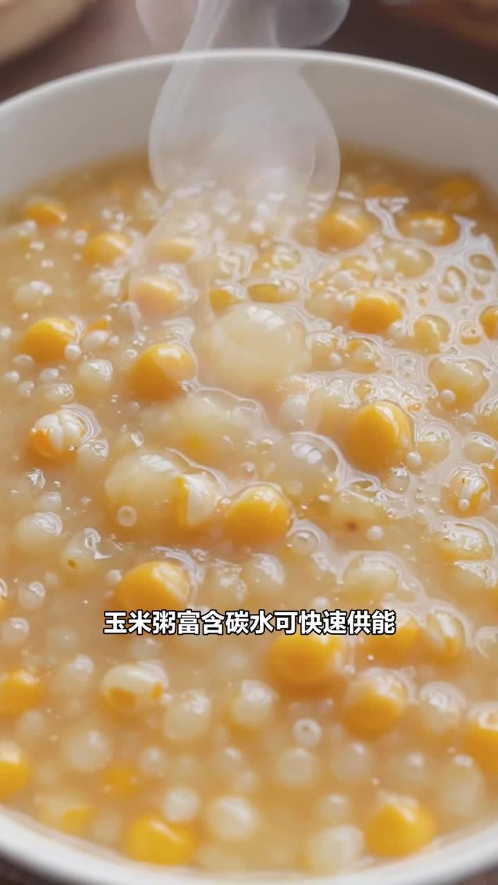玉米粥配鸡蛋流感食护,碳水 + 蛋白,激活免疫
