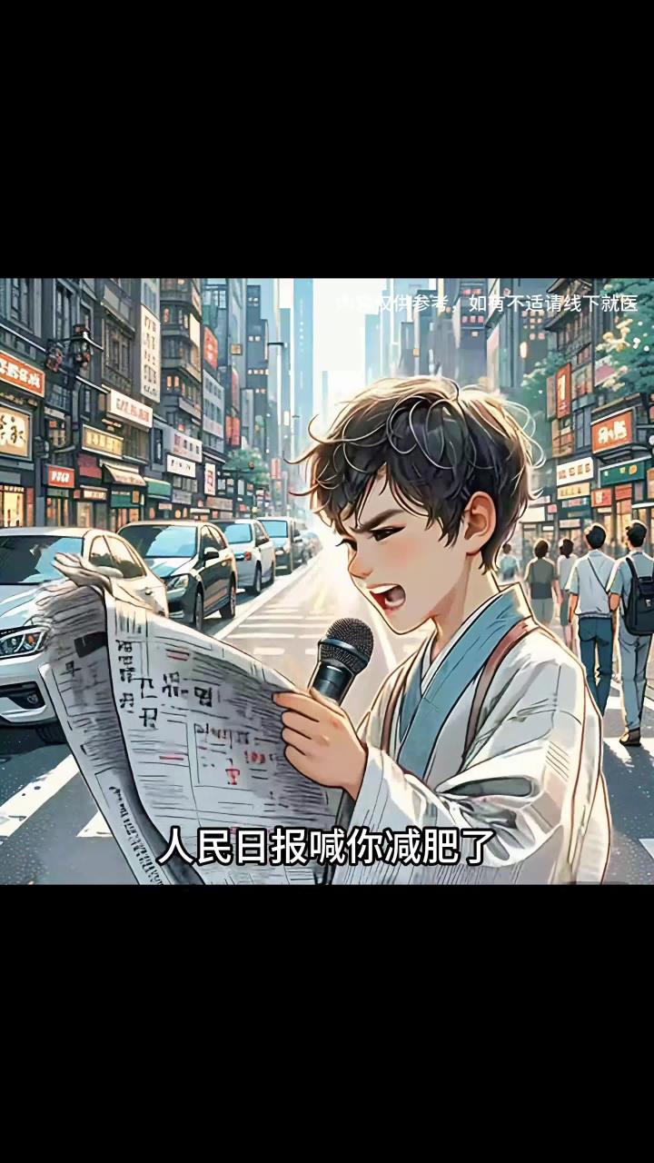 宝子们,人民日报喊你们减肥了!