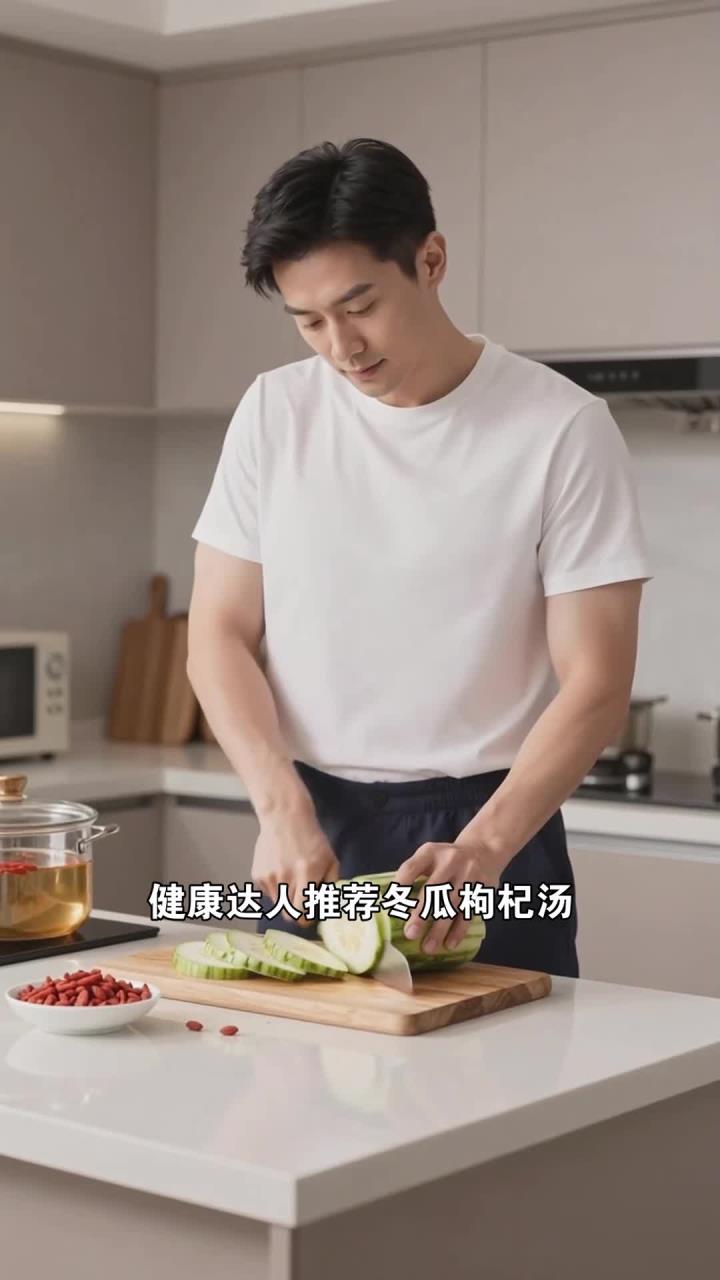 冬瓜枸杞汤，清淡祛湿，缓解身体浮肿更轻盈