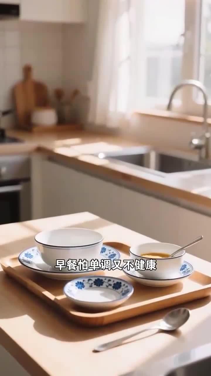 早餐粥搭配,健康养生 3 种咸菜 + 鸡蛋,清淡不单调