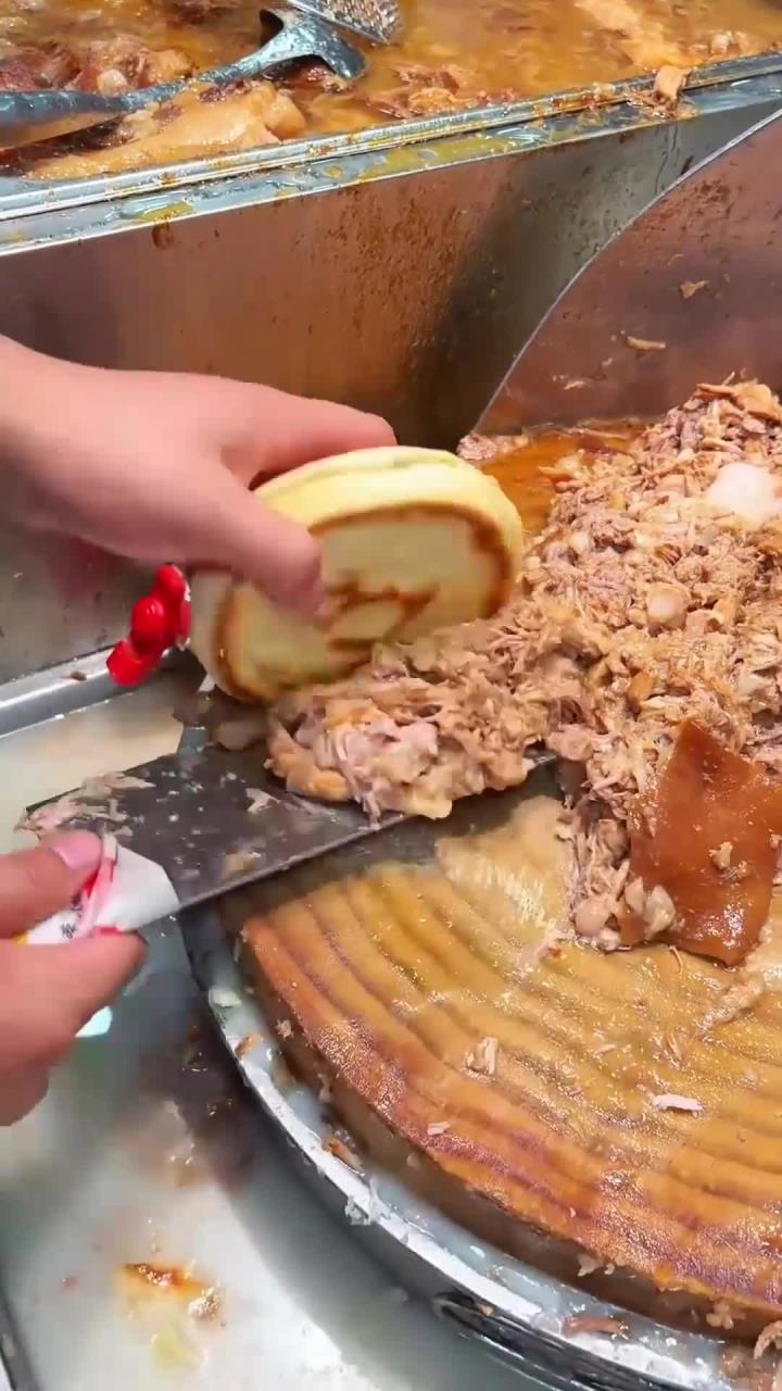 中国的汉堡包,陕西的肉夹馍!馋这一口!