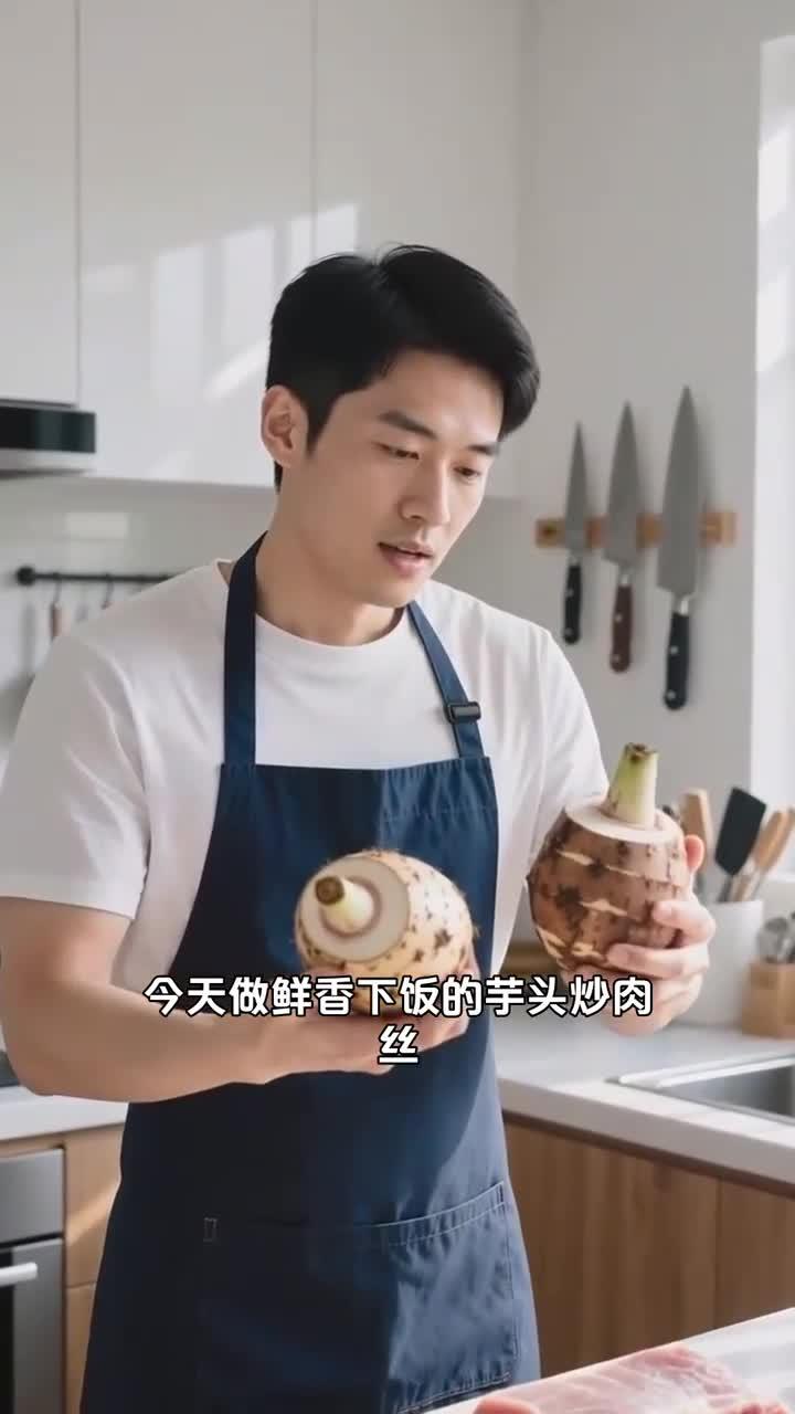 芋头炒肉丝,鲜香又入味,下饭超给力