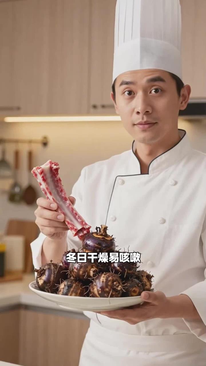 冬日多吃荸荠炖排骨,清热化痰,呵护肺部保健康