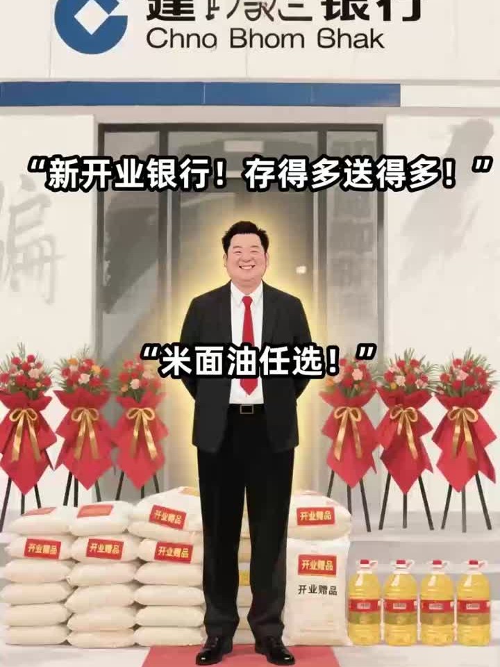 你见过开“假银行”的么还在派出所门口