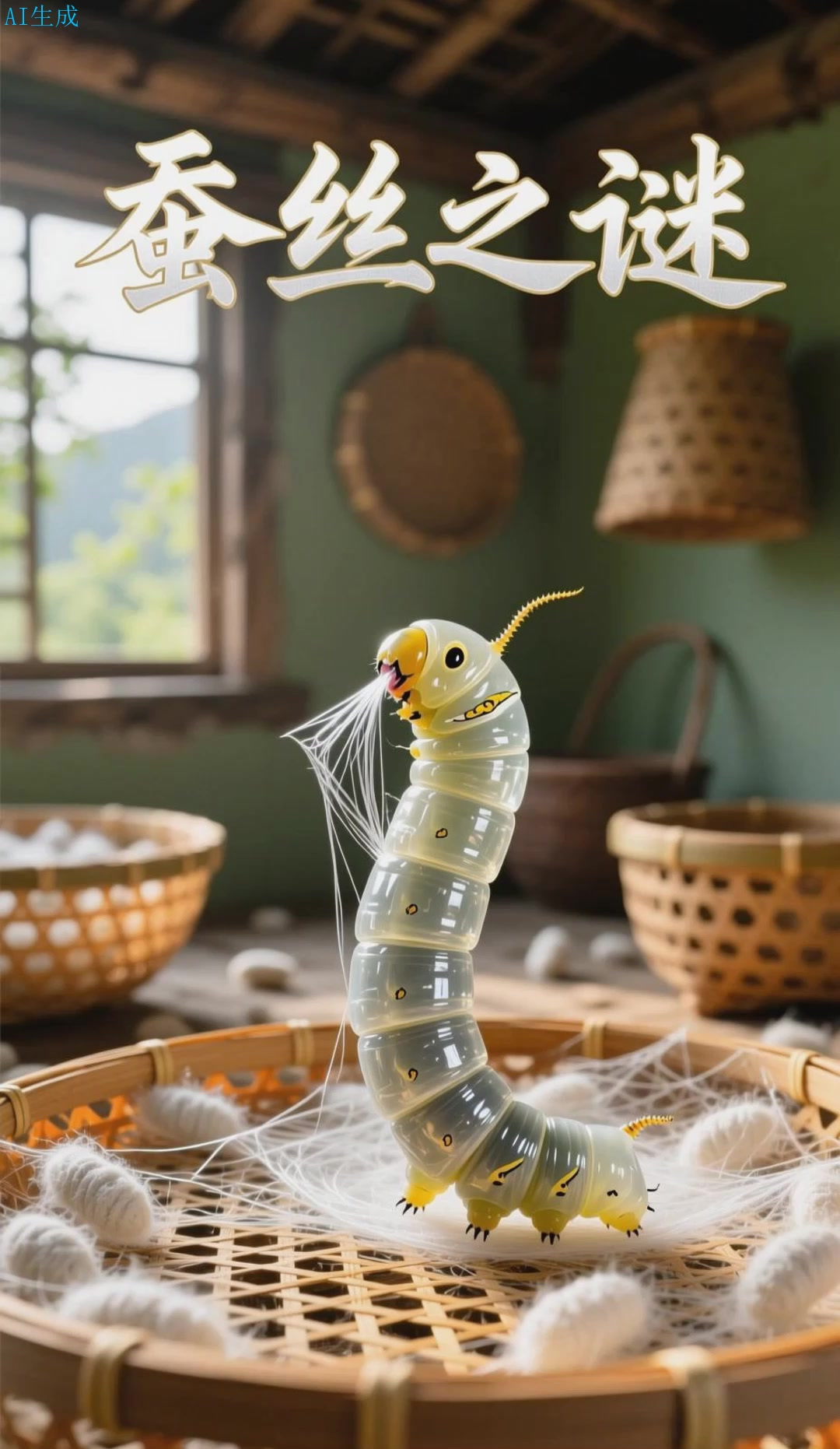 蚕吐丝结茧的奥秘