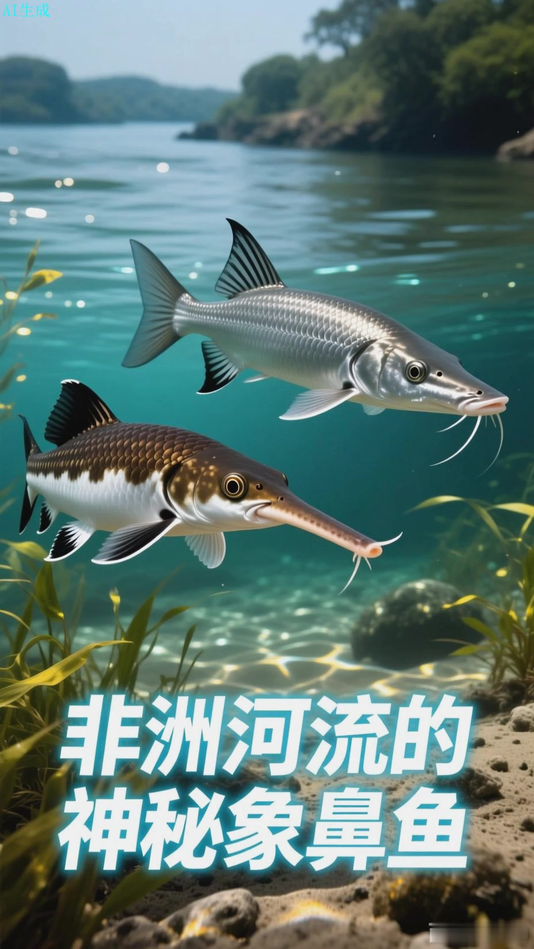 象鼻鱼非洲河流辐射，多样化形态占领生态位