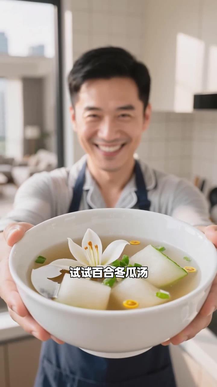 咳嗽带痰?百合冬瓜汤,清润化痰超好吃