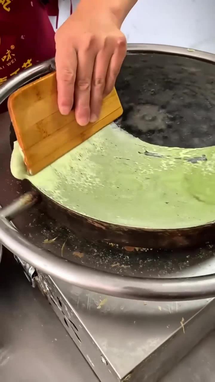菠菜煎饼的做法