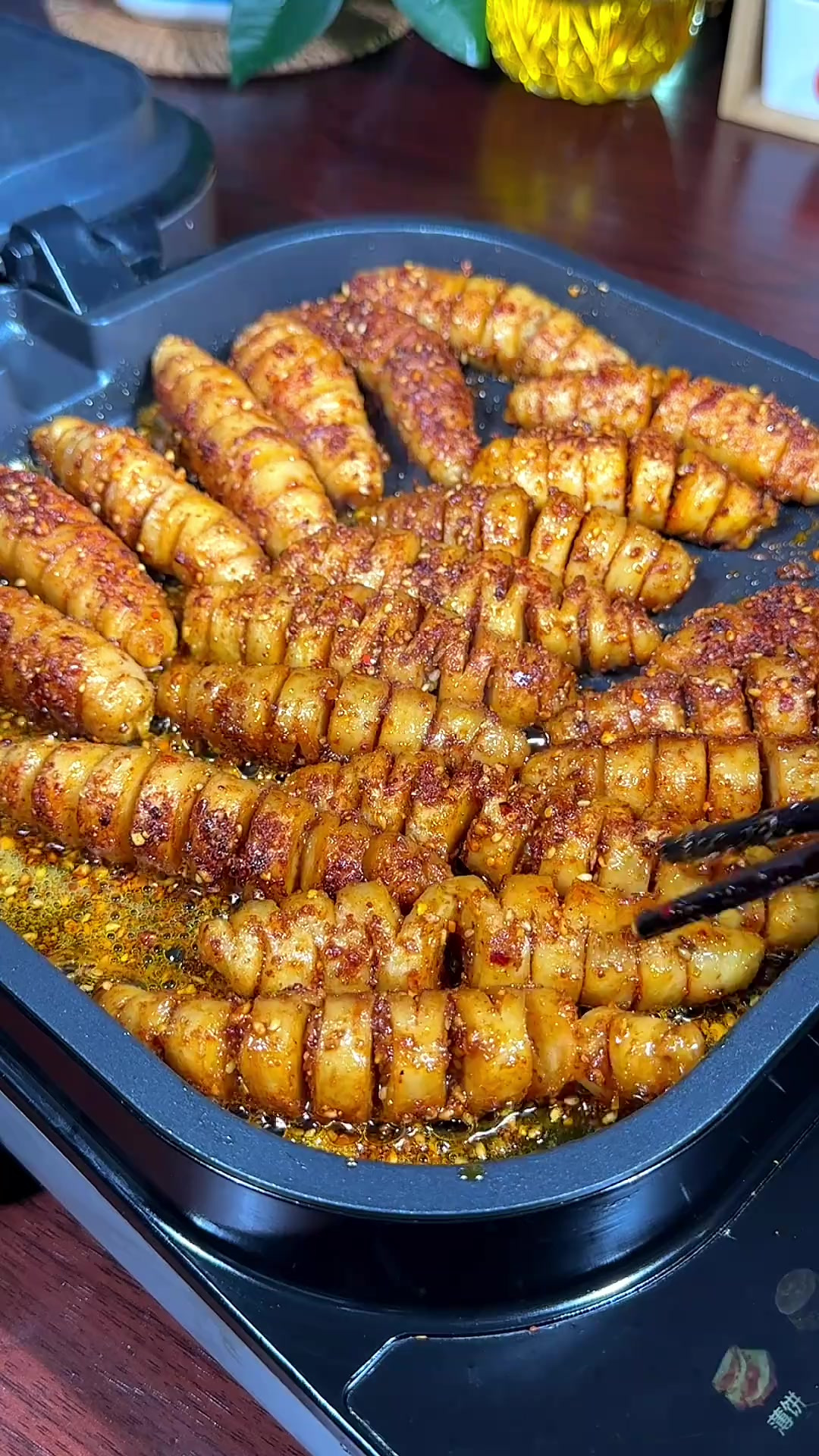 以后想吃烤面筋,我们自己在家做,干净卫生还好吃