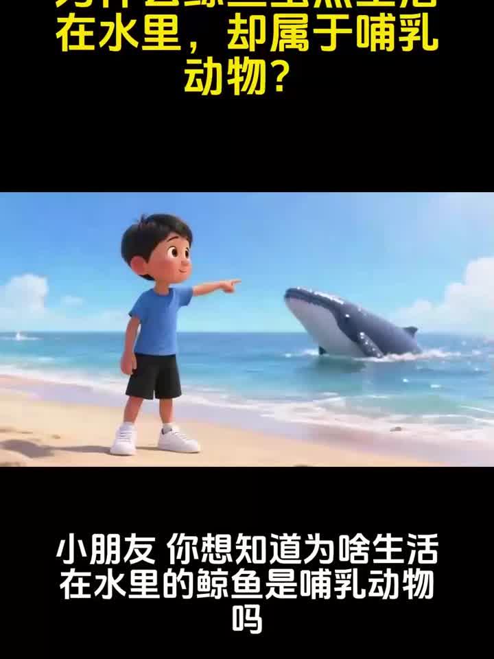 为什么鲸鱼虽然生活在水里,却属于哺乳动物?