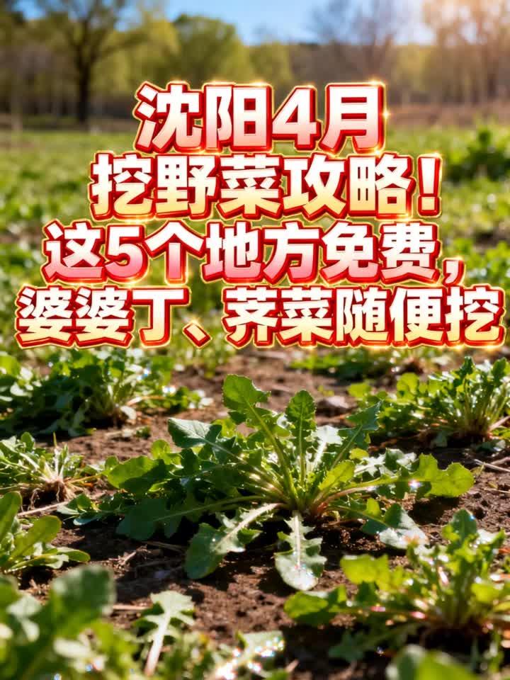 4月挖野菜攻略!这5个地方免费,婆婆丁、荠菜随便挖