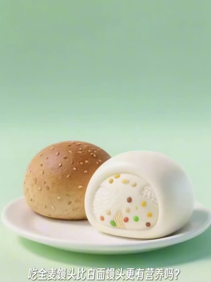 全麦白面馒头 营养谁更优