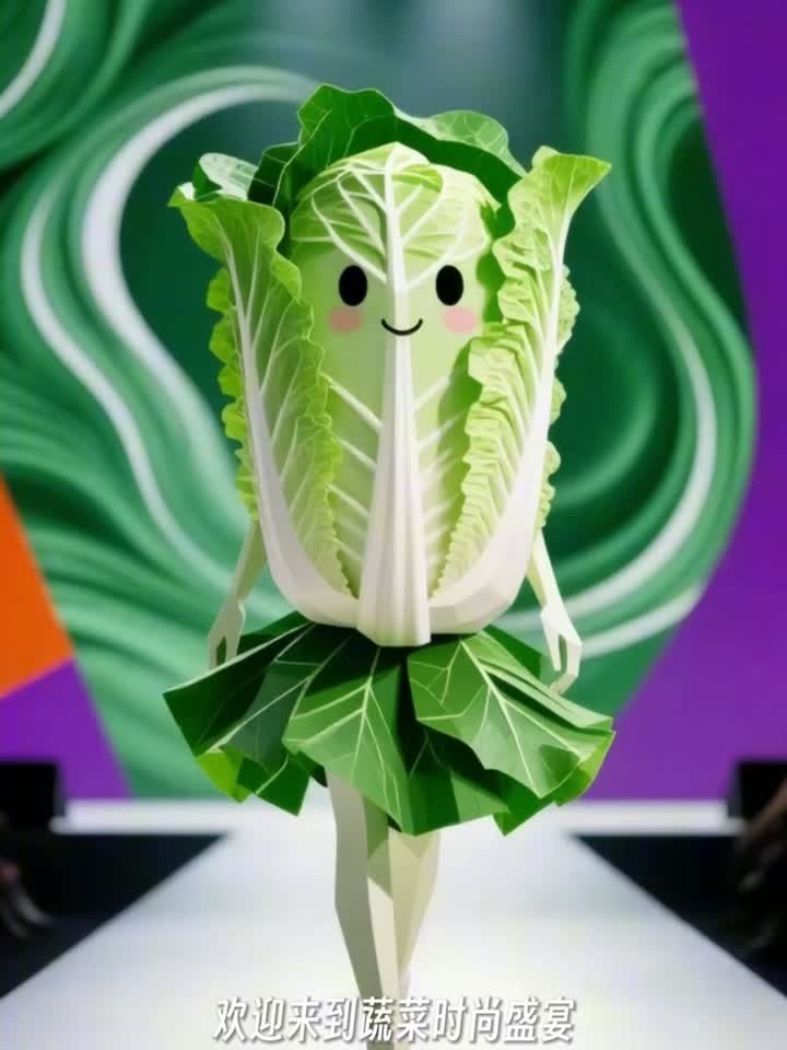 白菜的超现实时尚宣言