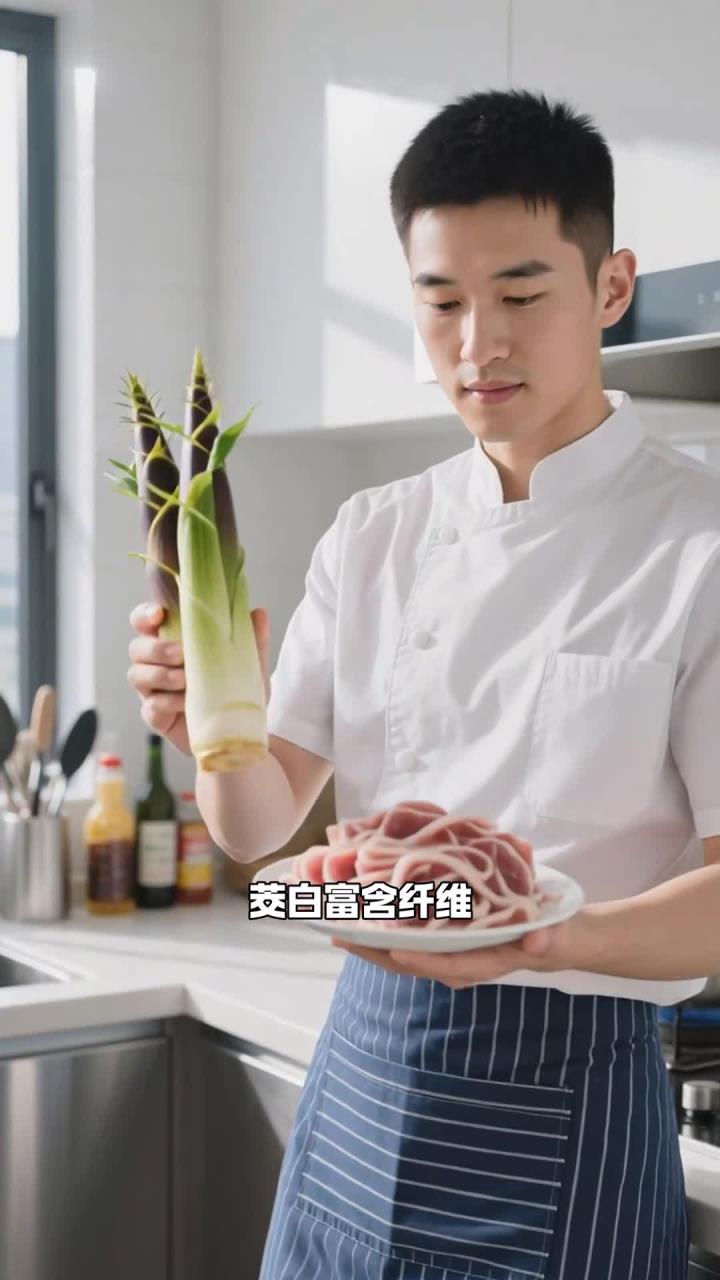 夏季吃茭白炒肉丝,做法选对助健康养生～
