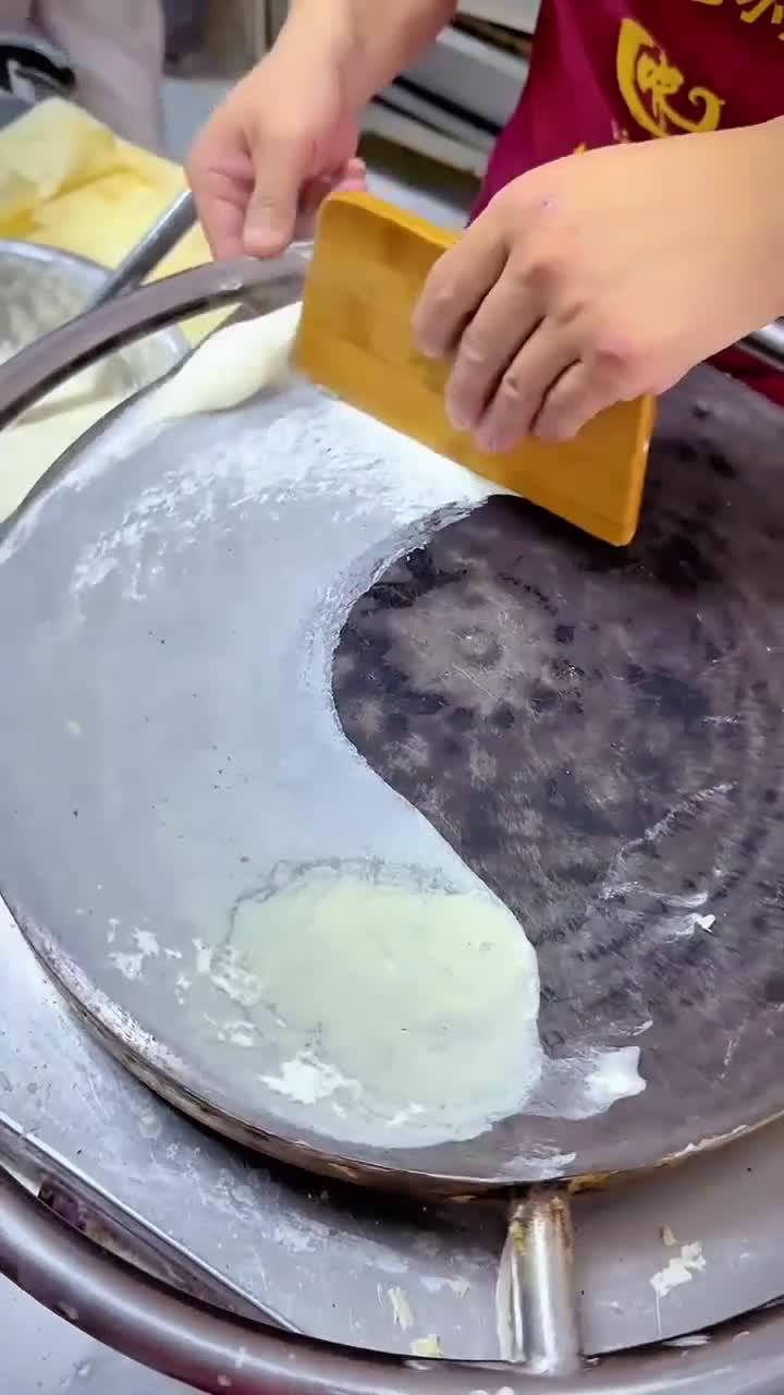 烙白面煎饼