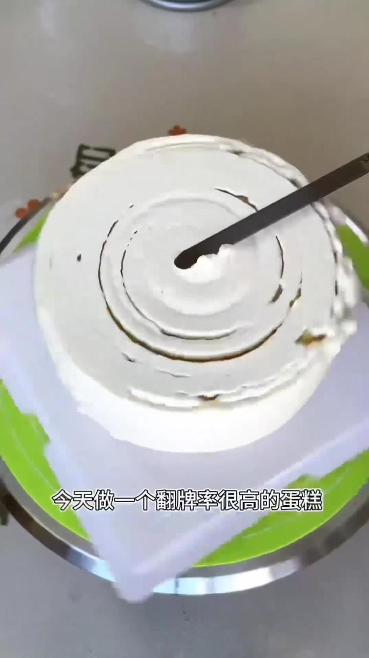 非常适合新手的六寸水果蛋糕