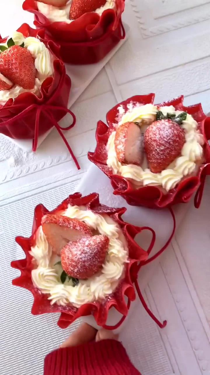 红丝绒福袋蛋糕,新的一年里福气多多好运连连