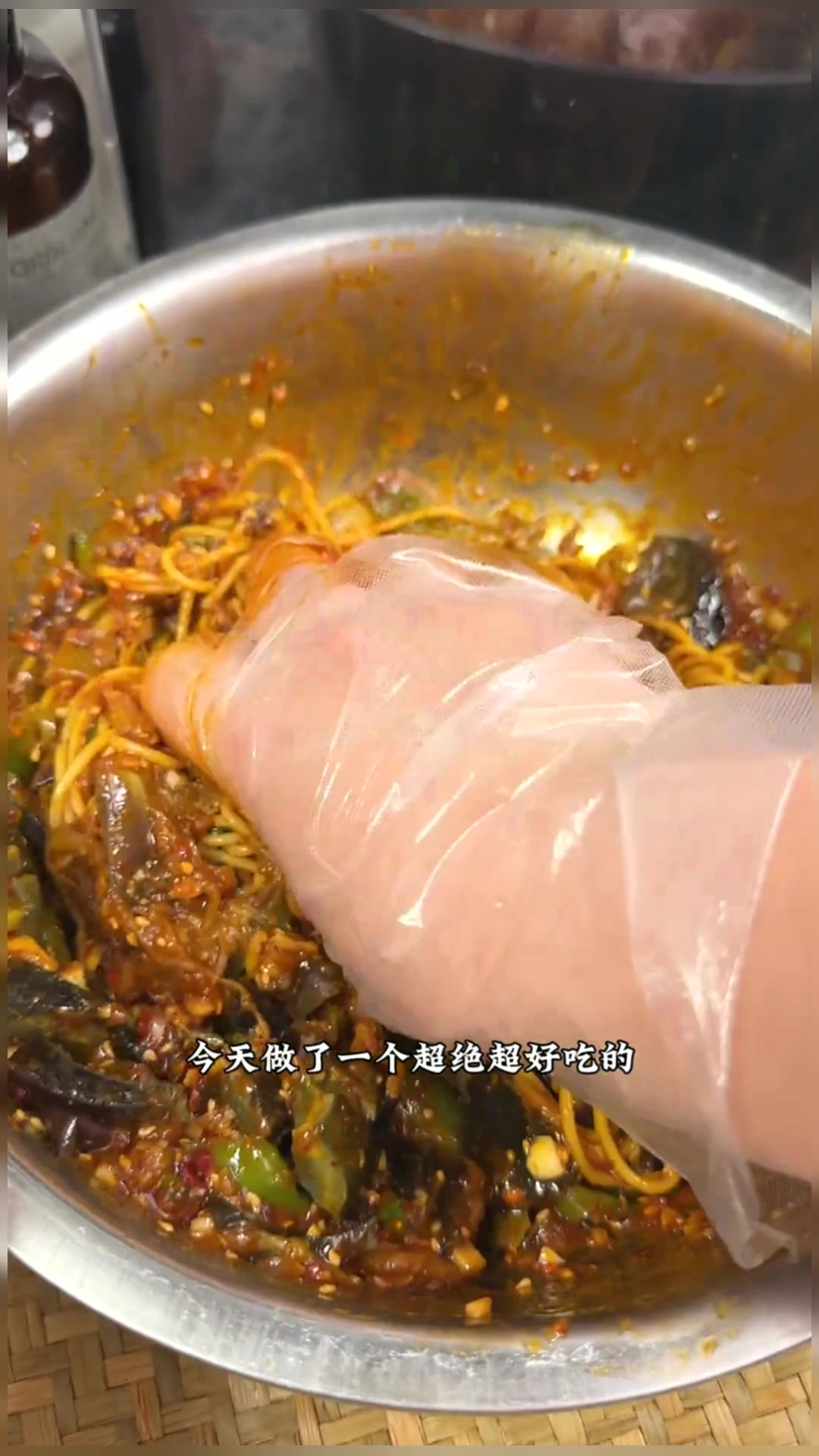 知道这个菜好吃,没想到这个菜拌面也特别香!