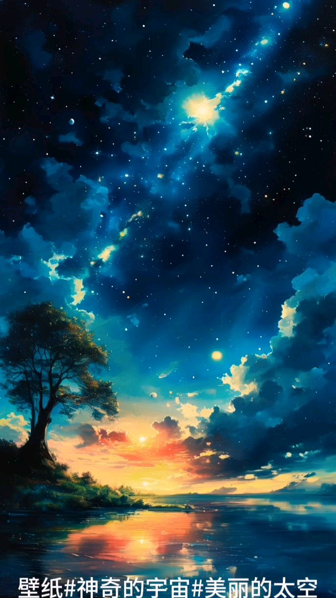 壁纸#神奇宇宙与美丽太空交织的梦幻景象