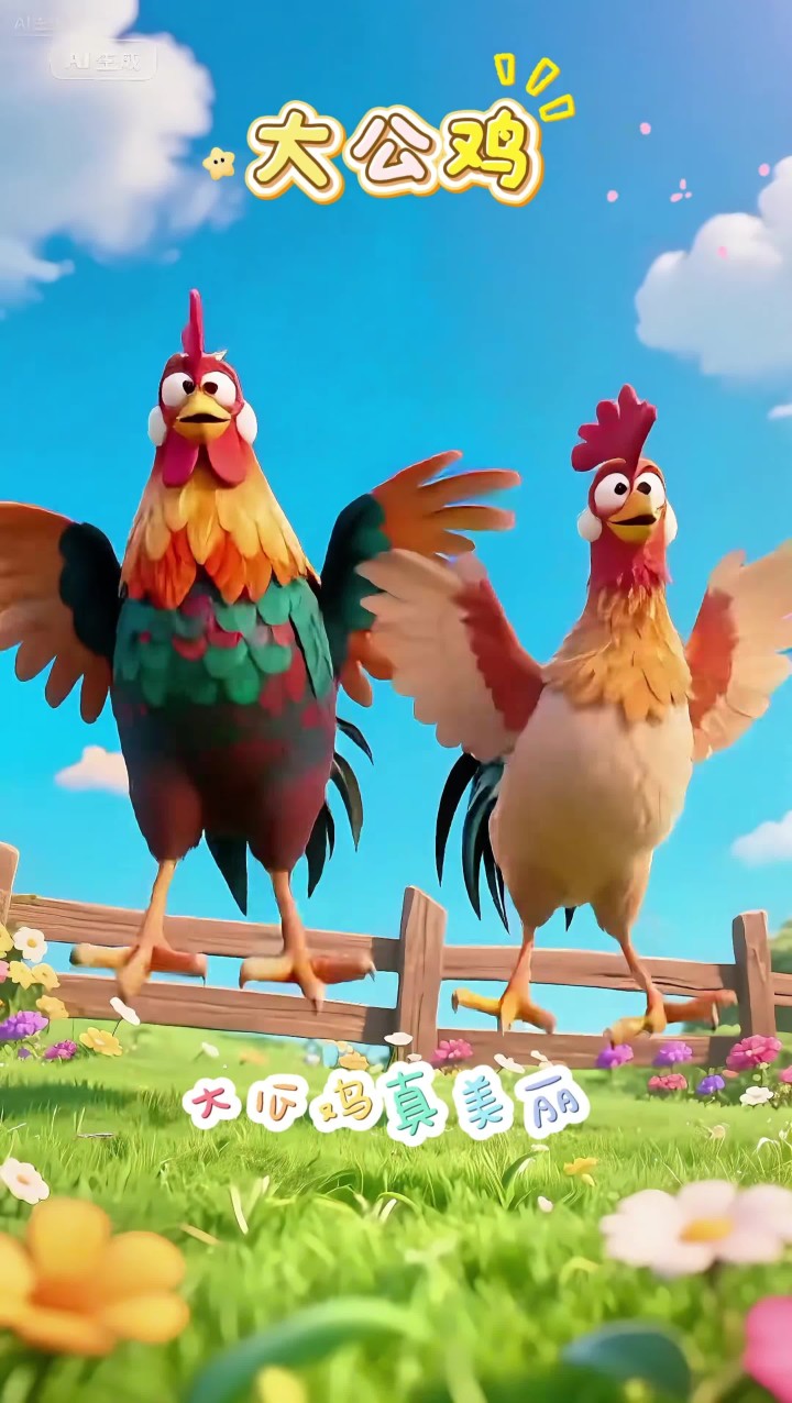 儿歌大全《大公鸡》