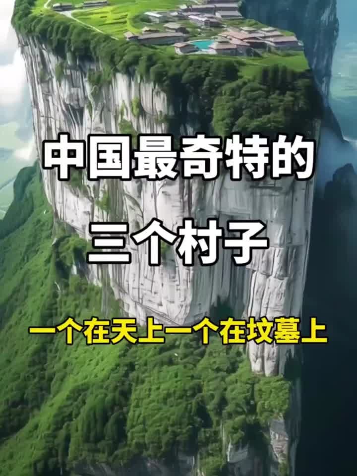 中国三大奇村:天上村、坟上村与海上漂浮村