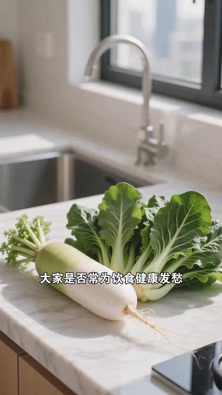 莫嫌萝卜味道冲,常食能顺肠道气,青菜搭配更显好效果