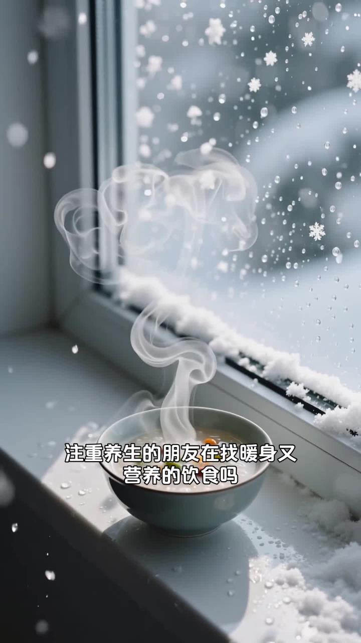 冬季保暖,多吃坚果粥,核桃 + 小米,营养暖身