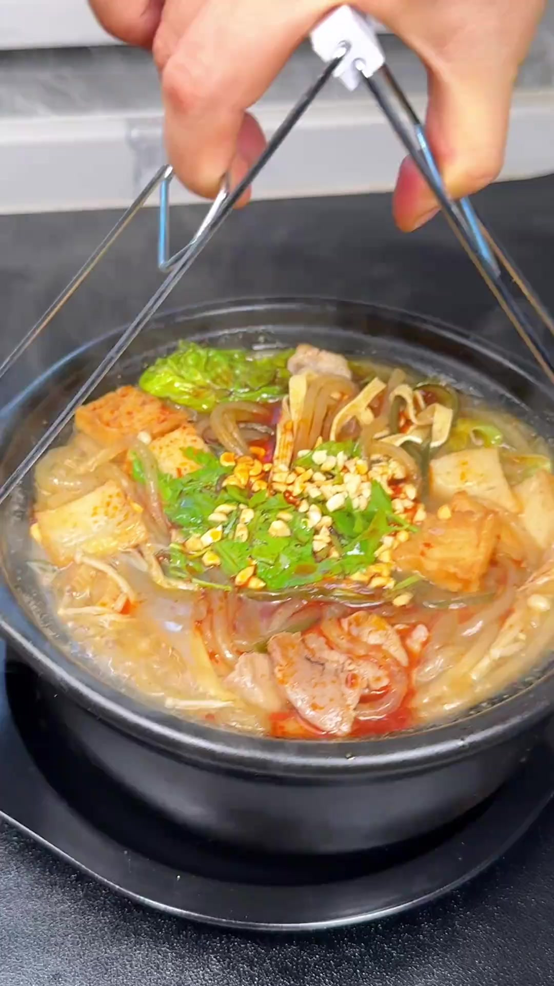 砂锅肥牛麻辣烫，做法简单，比买的还好吃