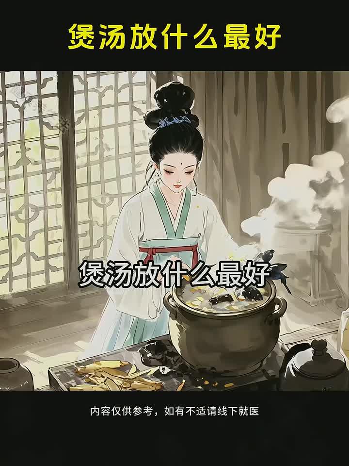 你知道煲汤放什么好吗?