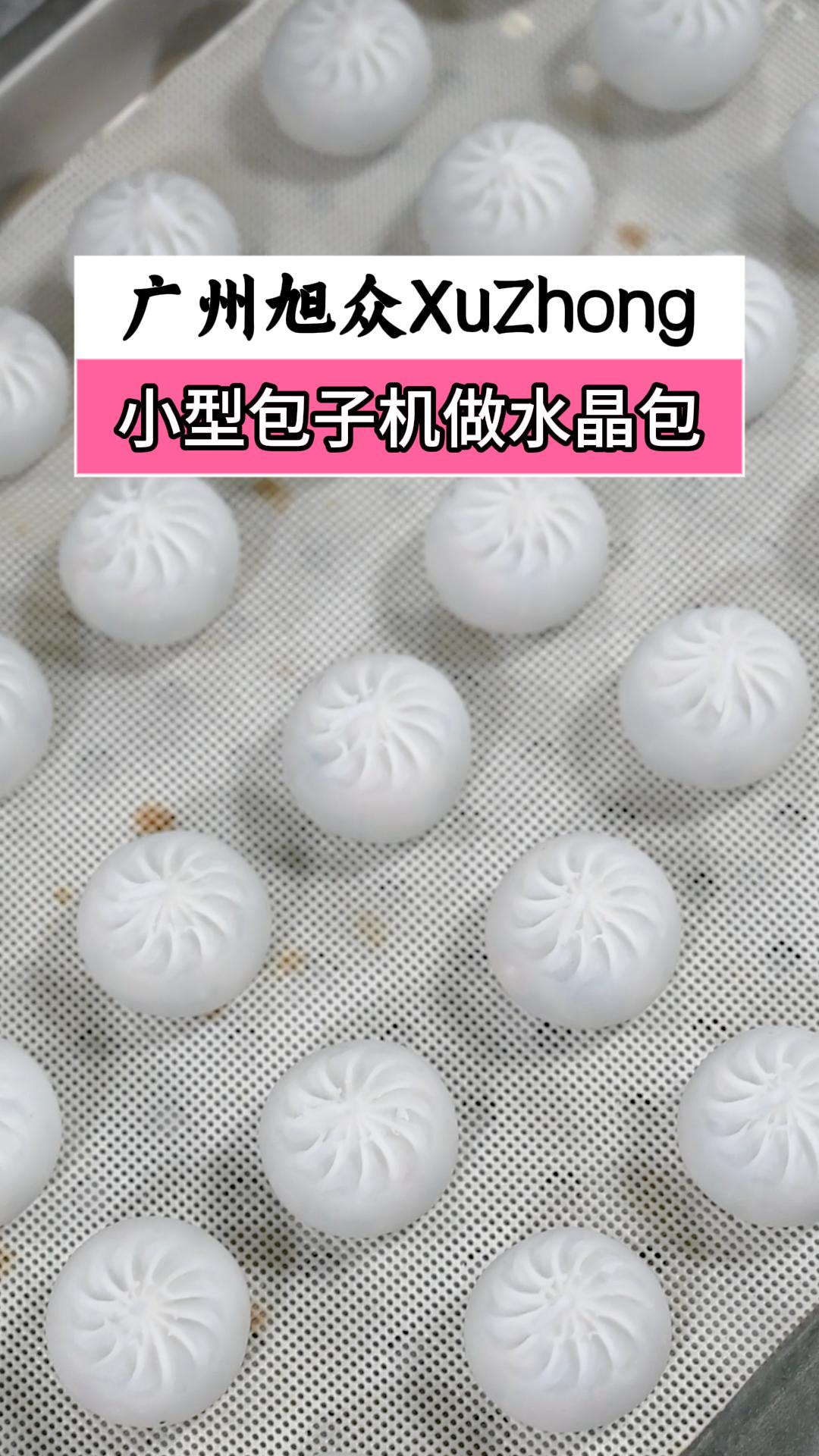 小型全自动包子机做水晶包，糯米面皮轻松包馅，时产3000个