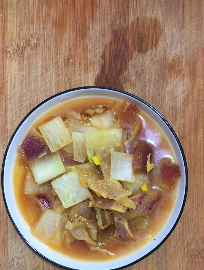 腊肉怎么吃正确方法,分享一道腊肉炒冬瓜