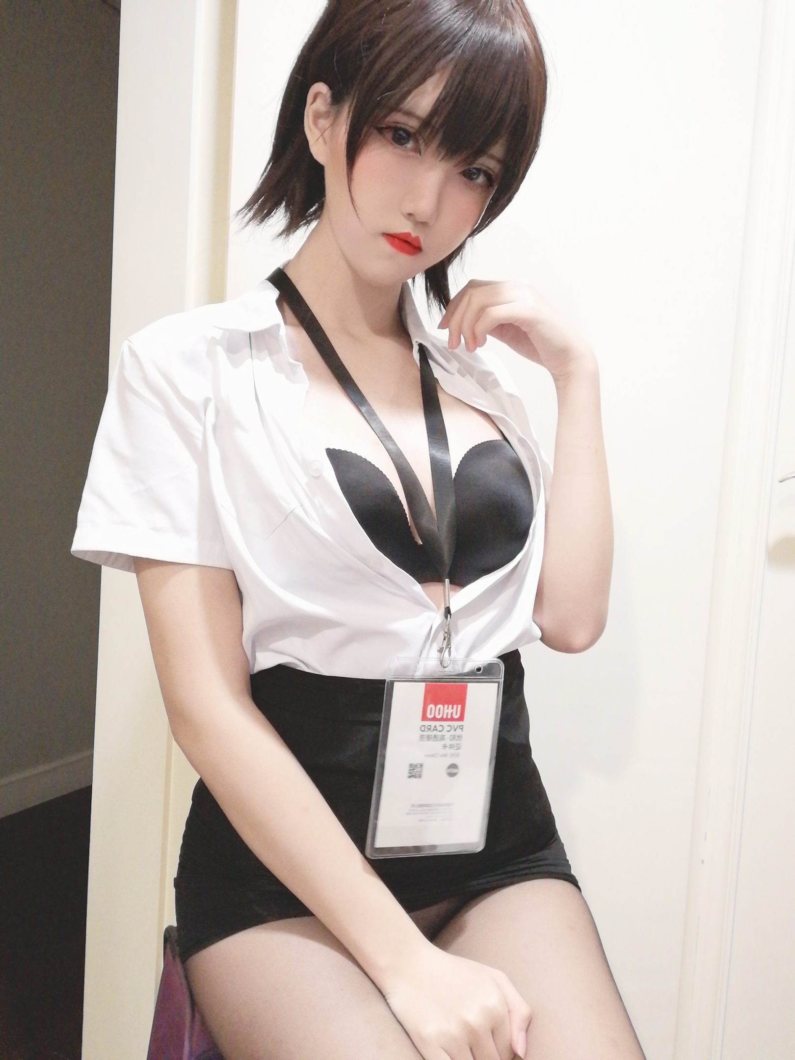 图片[5]-阿薰kaOri NO.002 – 黑丝OL[45P188M]-六色网