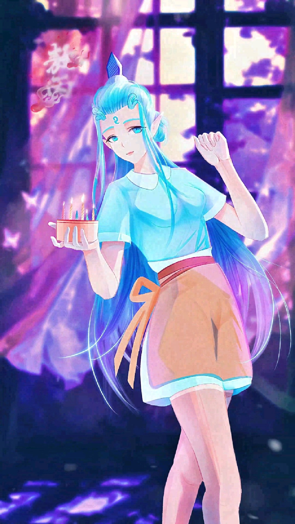 敖丙:假如我变成女服务生来蛋糕店打工,你们回来捧场吗?