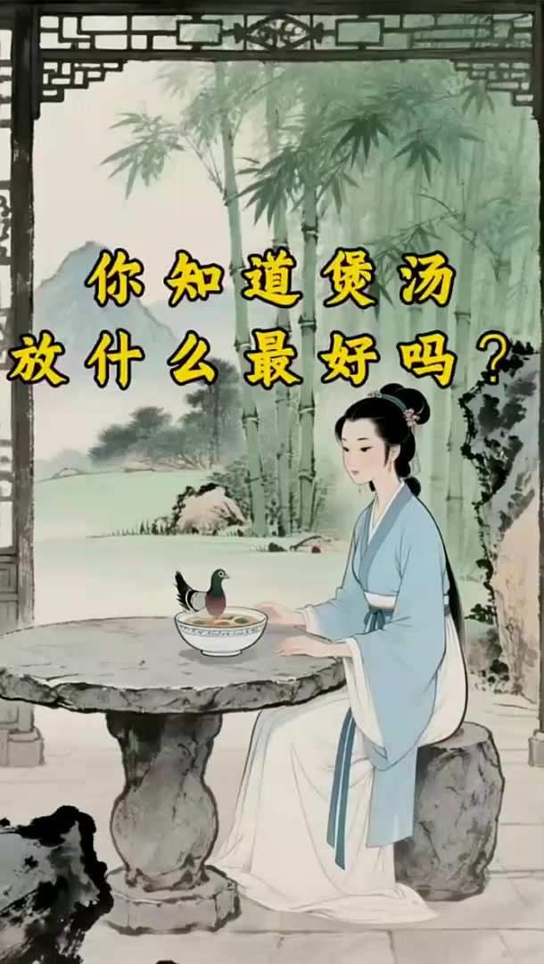 你知道煲汤放什么最好吗,健康养生知识科普。