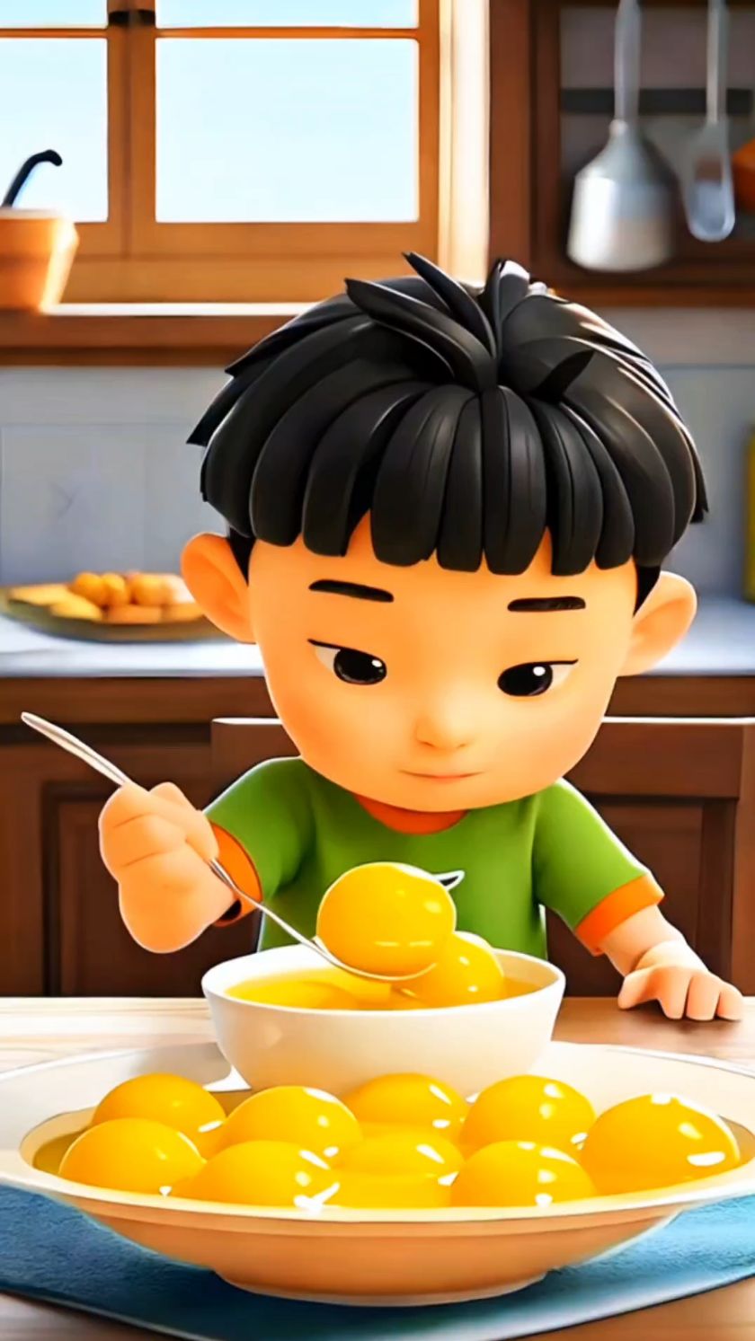 小朋友都喜欢吃彩色的汤圆你喜欢什么颜色