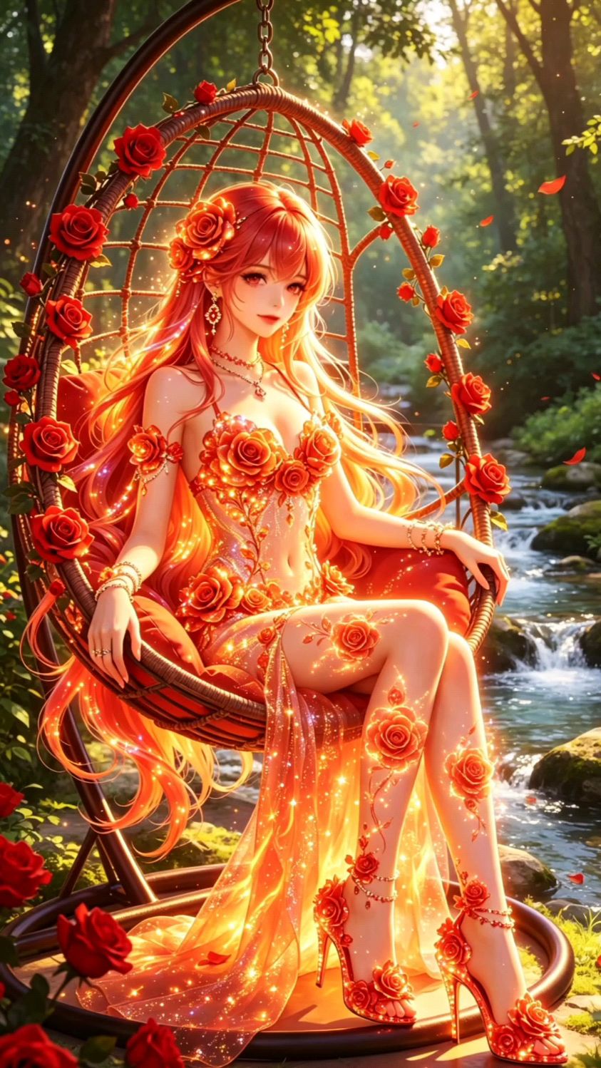 玫瑰花 去我主页看看总有你喜欢的一张美少女 动漫 二次元高清壁纸