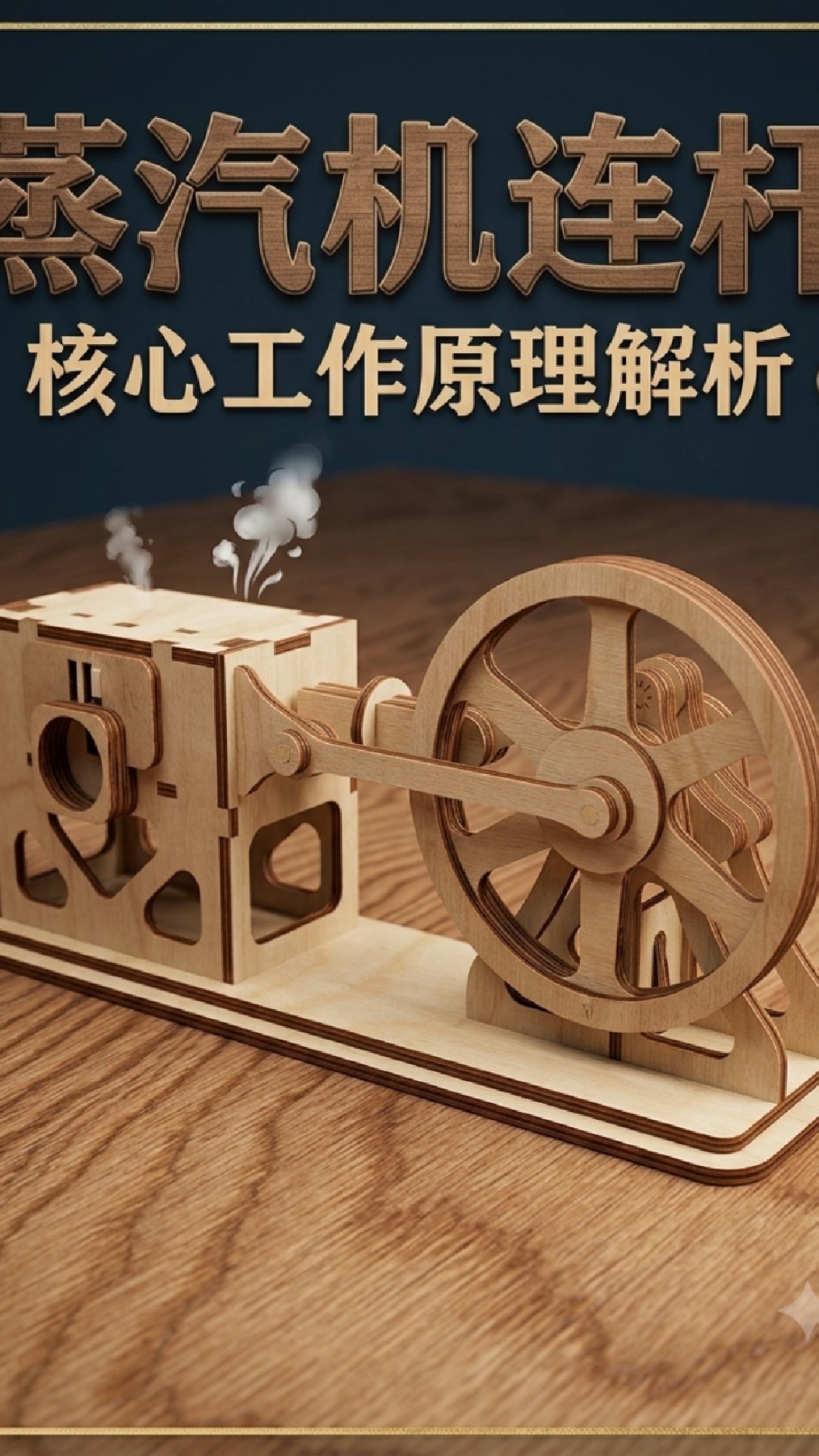 蒸汽机是如何让车子转起来的？全靠这根“铁手臂”！