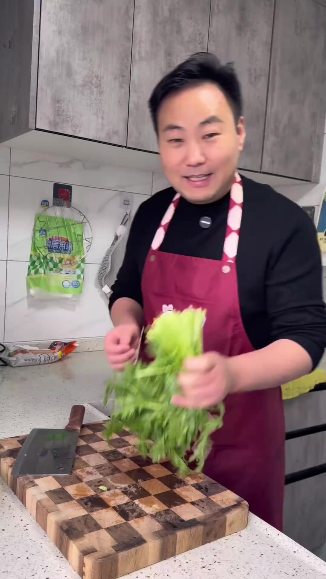 茼蒿小豆腐太鲜灵了