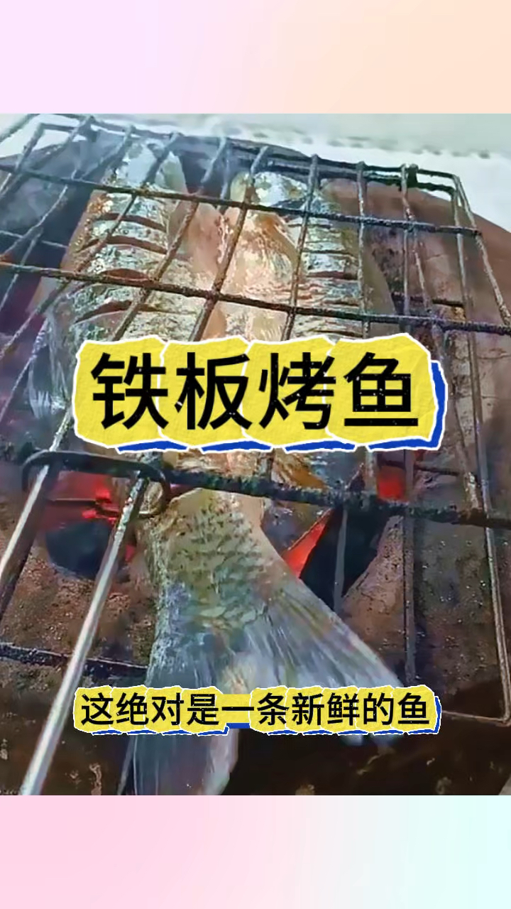 铁板烤鱼,这能好吃吗