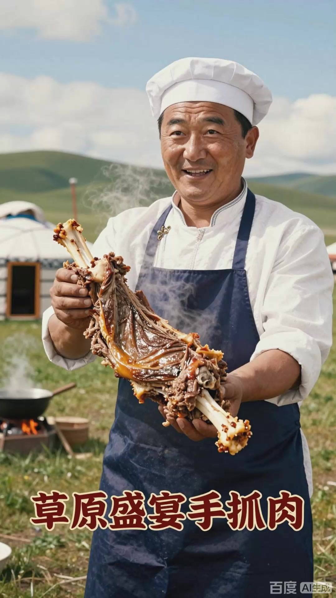 哈萨克族手抓肉：肉质鲜嫩，鲜香不膻草原盛宴
